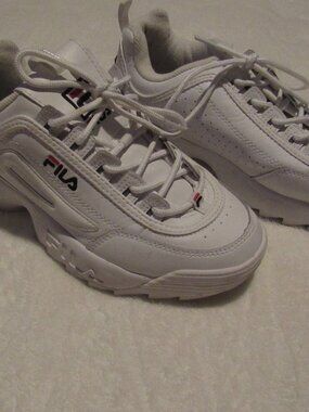 Fila Platform White Shoes Size 9 used